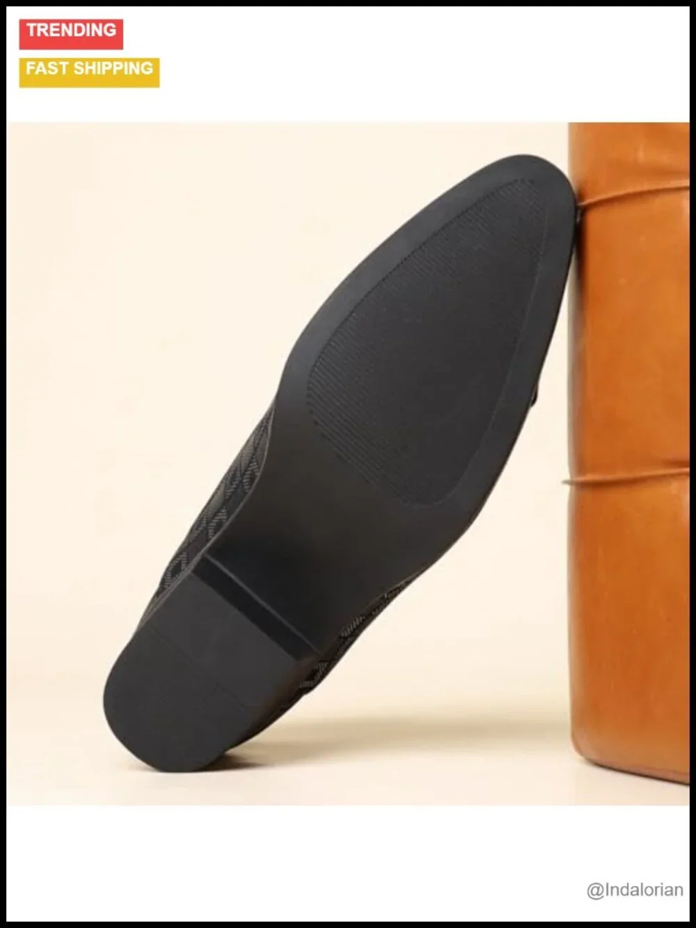 Men's Patterned Patent Leather Chunky Heel Lace-Up Oxford Dress Shoes